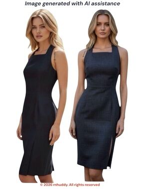Boss Hugo Boss size 8 Danne 98% wool dress